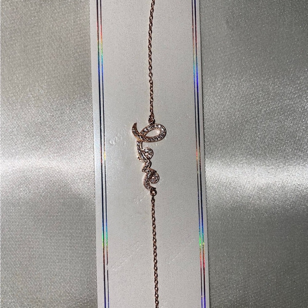Chic Rose Gold Love Bracelet